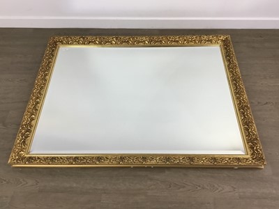 Lot 210 - MODERN GILT WALL MIRROR
