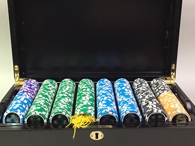 Lot 218 - TWO SETS OF GAMING COUNTERS