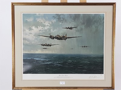 Lot 15 - FOUR WWII RAF SIGNED PHOTOGRAPHIC PRINTS