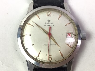 Lot 355 - THREE VINTAGE WRIST WATCHES