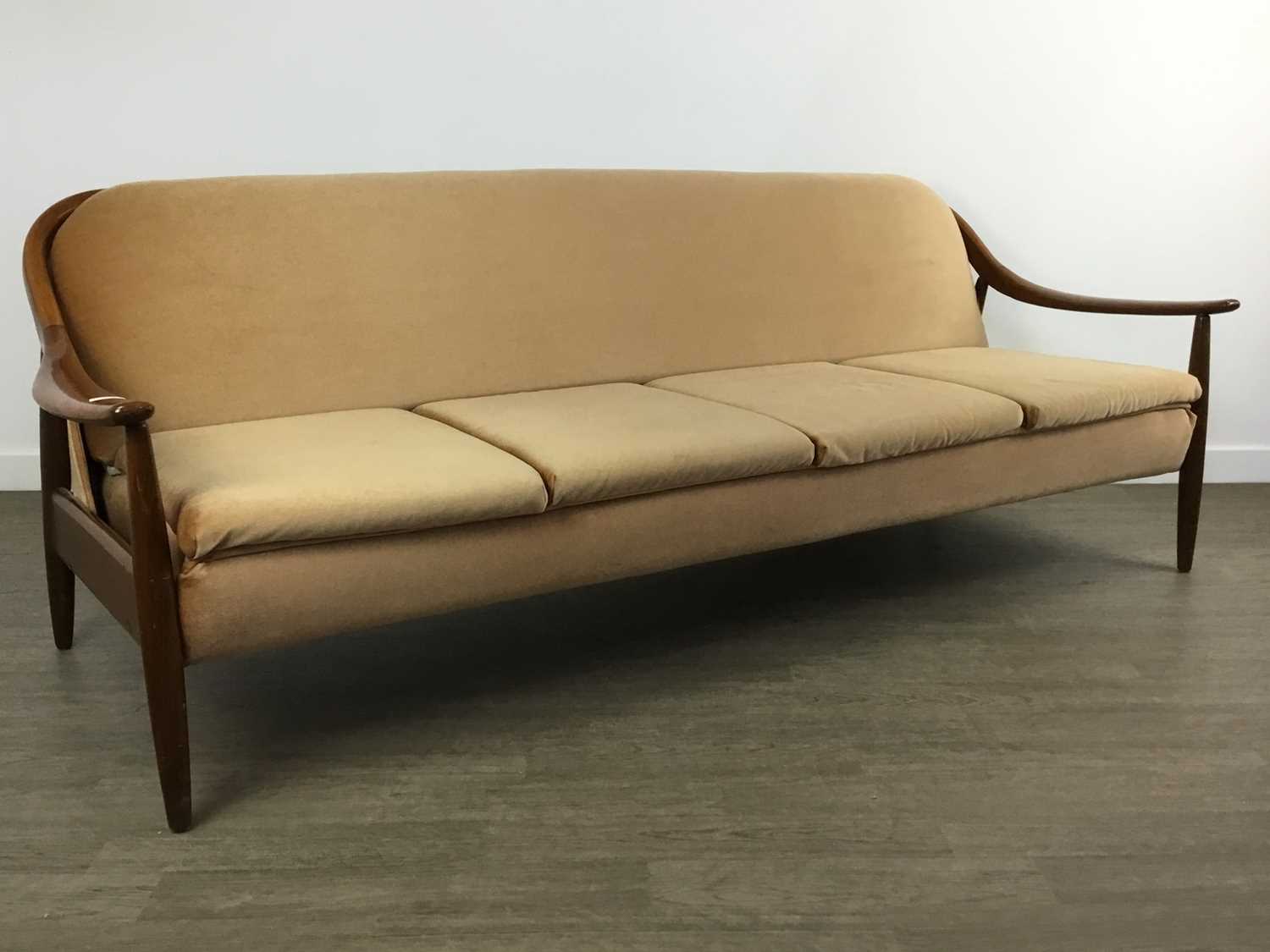 Lot 414 - GREAVES & THOMAS OF LONDON, TEAK SOFA BED