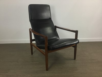 Lot 417 - IN THE MANNER OF MILO BAUGHMAN, DANISH ROSEWOOD LOUNGE CHAIR