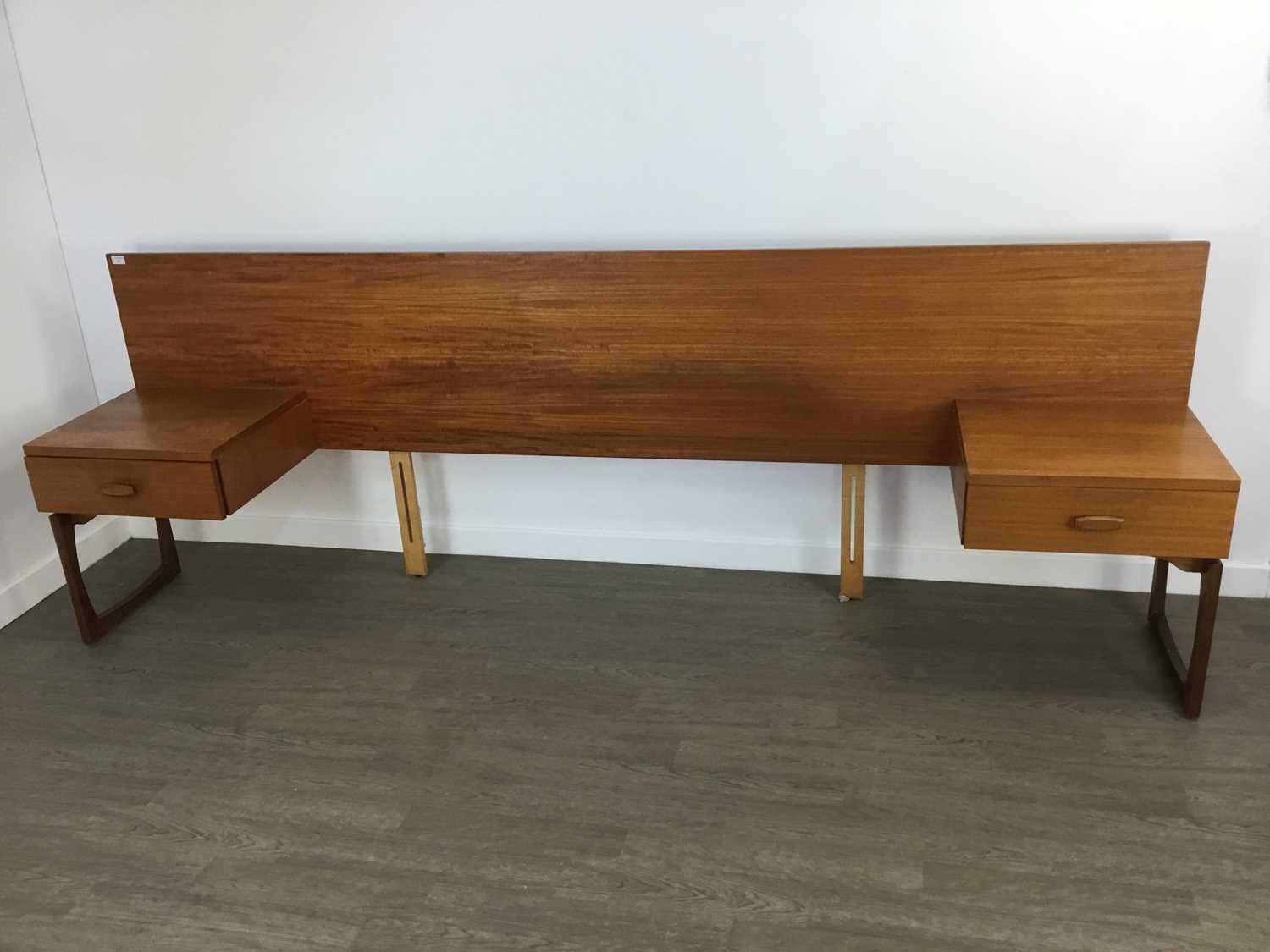 Lot 231 - MID CENTURY TEAK HEADBOARD