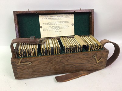 Lot 388 - SET OF GLASS SLIDES