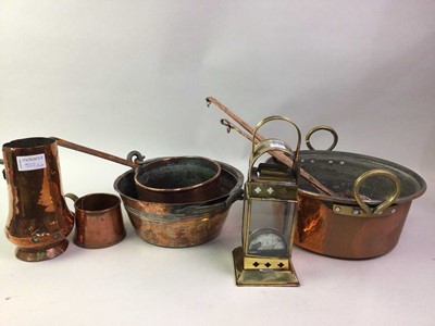 Lot 522 - GROUP OF COPPER WARE