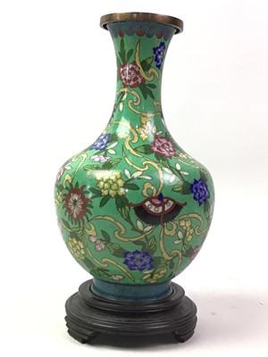 Lot 473 - CHINESE CLOISONNE VASE