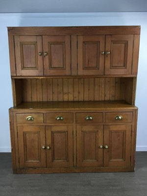 Lot 253 - PINE KITCHEN DRESSER