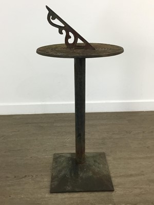 Lot 545 - CAST METAL SUNDIAL