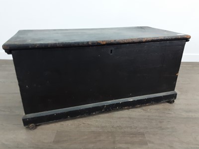 Lot 426 - VICTORIAN PAINTED PINE BLANKET CHEST