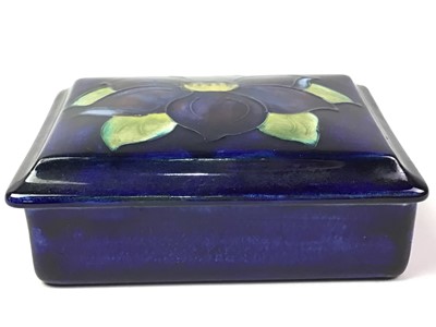 Lot 416 - MOORCROFT LIDDED BOX