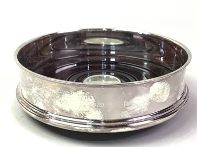 Lot 418 - SILVER WINE COASTER