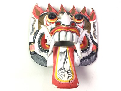 Lot 597 - COLLECTION OF DECORATIVE MASKS