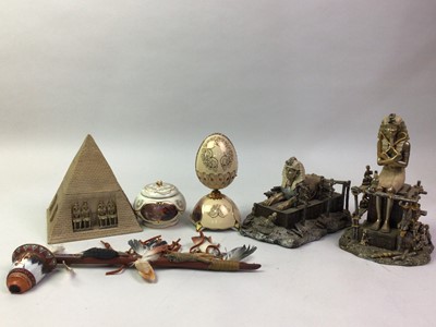 Lot 579 - GROUP OF MODERN EGYPTIAN STYLE ITEMS
