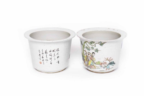 Lot 280 - PAIR OF EARLY/MID 20TH CENTURY CHINESE FAMILLE...