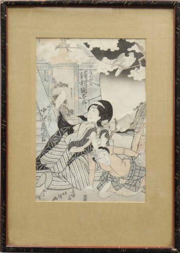 Lot 340 - EARLY/MID 20TH CENTURY JAPANESE WOODBLOCK...