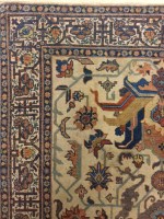 Lot 341 - 20TH CENTURY PERSIAN WOOL RUG with stylised...