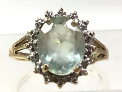 Lot 635 - TWO NINE CARAT GOLD DRESS RINGS