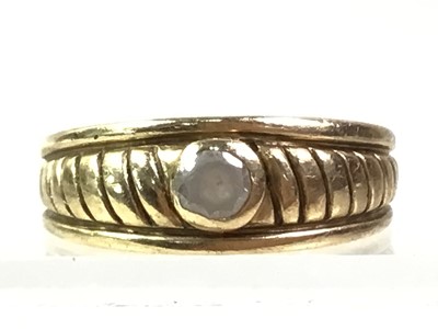 Lot 636 - TWO NINE CARAT GOLD RINGS