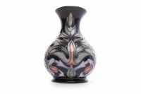Lot 402 - MODERN MOORCROFT VASE deccorated with...