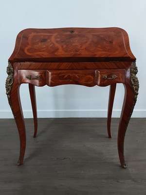 Lot 685 - REPRODUCTION KINGWOOD AND MARQUETRY BUREAU DE DAME
