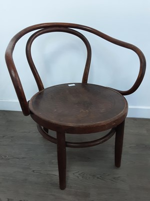 Lot 716 - BENTWOOD CHAIR BY J & J KOHN