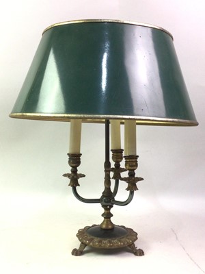 Lot 715 - BRASS FIGURAL TABLE LAMP