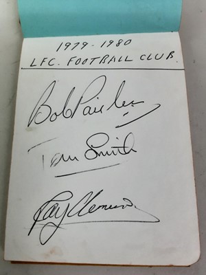 Lot 721 - LIVERPOOL F.C. INTEREST - 1979/80 SIGNED AUTOGRAPH BOOK