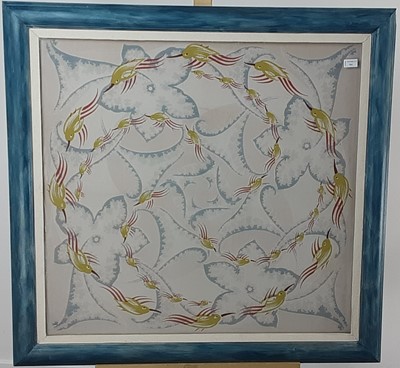 Lot 791 - ART DECO STYLE LADY'S SILK SCARF