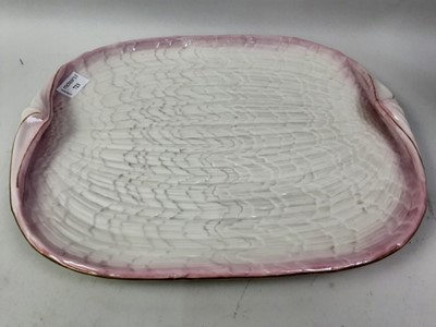 Lot 723 - BELLEEK CERAMIC TRAY