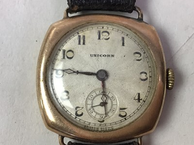 Lot 726 - UNICORN WRIST WATCH