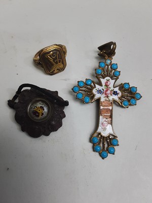 Lot 731 - GROUP OF VINTAGE JEWELLERY