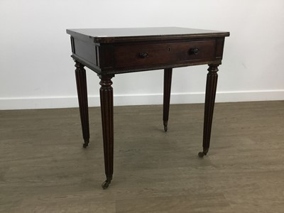 Lot 1474 - IN THE MANNER OF GILLOWS, GEORGE IV ROSEWOOD SIDE TABLE