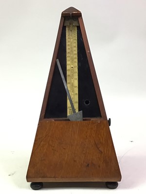 Lot 799 - MAHOGANY METRONOME