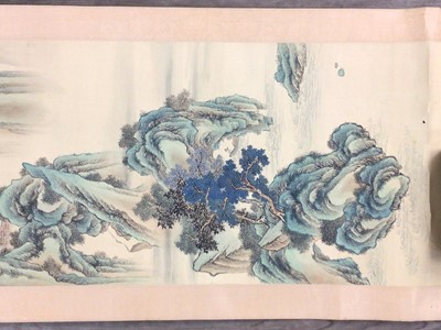 Lot 755 - FOUR CHINESE WALL SCROLLS