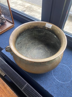 Lot 1284 - CHINESE BRONZE CENSER