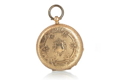 Lot 815 - GOLD FOB WATCH