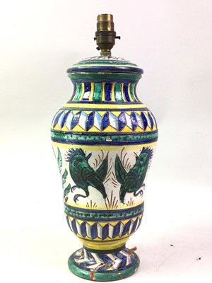 Lot 842 - ITALIAN MAJOLICA VASE