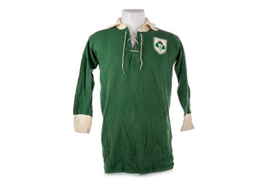 Lot 1778 - JOHN ‘JIMMY’ BUCHANAN OF THE IRISH FREE STATE, TWO MATCH WORN JUNIOR INTERNATIONAL JERSEYS