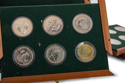 Lot 22 - CASED COLLECTION OF GOLD AND SILVER COINS