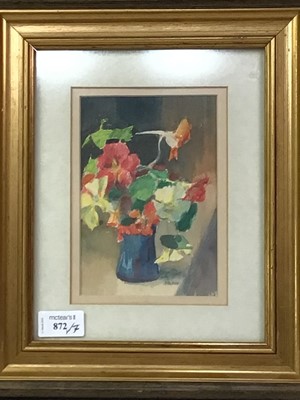 Lot 872 - MARGARET LAW, NASTURTIUMAS
