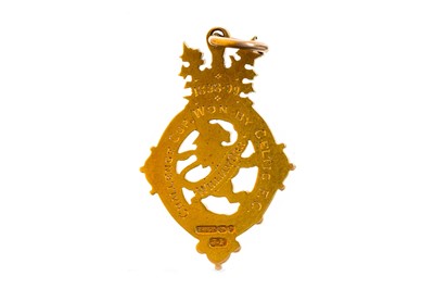 Lot 1891 - WILLIAM ORR OF CELTIC F.C., SCOTTISH CUP WINNERS GOLD MEDAL