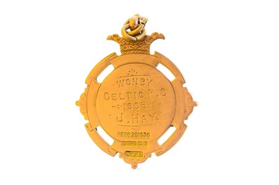 Lot 1893 - JAMES HAY OF CELTIC F.C., GLASGOW CHARITY CUP WINNERS GOLD MEDAL
