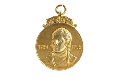 Lot 1908 - JOHN THOMSON, SCOTS VS. ANGLO-SCOTS GOLD MEDAL