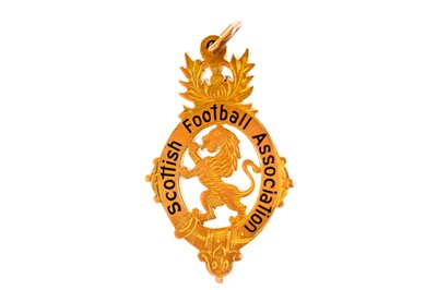 Lot 1921 - JOHN BONNAR OF CELTIC F.C., SCOTTISH CUP RUNNERS UP GOLD MEDAL