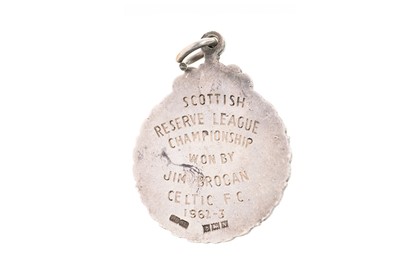 Lot 1923 - JIM BROGAN OF CELTIC F.C., SCOTTISH RESERVE LEAGUE CHAMPIONSHIP WINNERS SILVER MEDAL