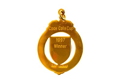 Lot 1944 - CELTIC F.C., LEAGUE CUP WINNERS GOLD MEDAL
