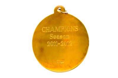 Lot 1955 - CELTIC F.C., SPL CHAMPIONS WINNERS GOLD MEDAL