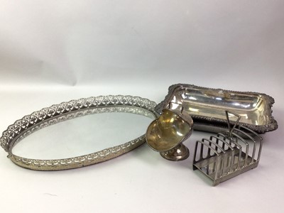 Lot 75 - GROUP OF SILVER PLATED ITEMS