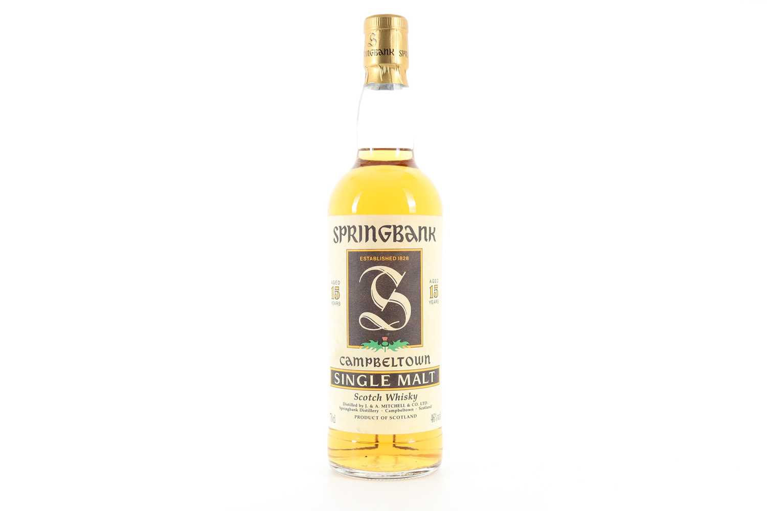 Lot 3 - SPRINGBANK 15 YEAR OLD 1990S THISTLE LABEL