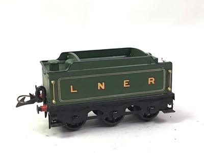 Lot 114 - HORNBY 0 GAUGE NO 2 SPECIAL CLOCKWORK STEAM LOCOMOTIVE AND TENDER 'THE BRAMHAM MOOR'